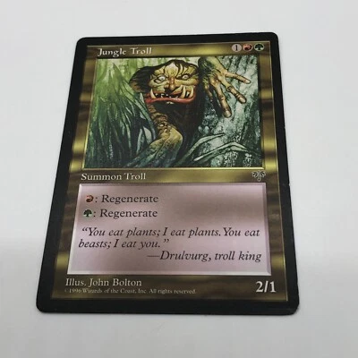 Magic The Gathering Jungle Troll ￼ Mirage Uncommon creature￼ - Image 1 of 4