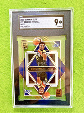 Donovan Mitchell GOLD # 10/10 CLEAR SSP CARD 2021 Elite DONOVAN MITCHELL DECK SP