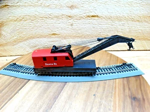 Tyco HO Scale 40' Santa Fe 12-Wheel Track Crane - Bild 1 von 6