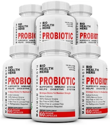 ULTRA PROBIOTIC 100 Billion CFUs 360 capsule NOW ULTIMATE FLORA PRIMAL NATURAL - Image 1 of 4
