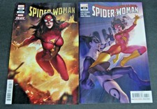 MARVEL SPIDER-WOMAN # 13 AND MARVEL SPIDER-WOMAN # 14 VARIANT DUEL TWO BOOK LOT