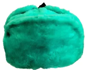 Russian Light Green Ear Flap Ushanka Hat Size XL (62 cm) - Picture 1 of 7