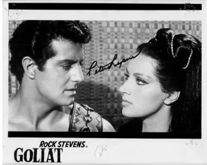 PETER LUPUS signed GOLIATH AT THE CONQUEST OF DAMASCUS 8x10 w/ coa ROCK STEVENS - Picture 1 of 1