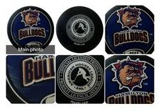 HAMILTON BULLDOGS AHL OFFICIAL VEGUM GAME PUCK MADE IN SLOVAKIA 