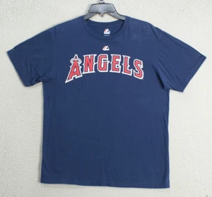 Los Angeles Angels Shirt Hamilton 32 Baseball MLB Short Sleeve Blue Sport Mens - Picture 1 of 10