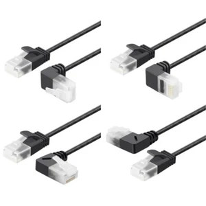 Right/Left/Up/Down Ethernet Network Adapter 90 Degree RJ45 Extension Cat6 - Afbeelding 1 van 9