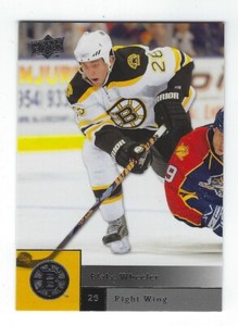 2009-10 Upper Deck Blake Wheeler Boston Bruins Card #6