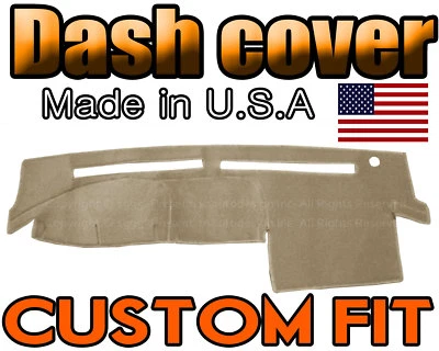 Fits 2004-2014  CHEVROLET COLORADO  DASH COVER MAT  DASHBOARD PAD / BEIGE - Image 1 of 4