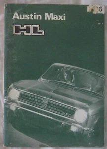 1973 Austin Maxi HL Owner's Handbook Pub, No. AKD 8115 3th edition - Picture 1 of 4
