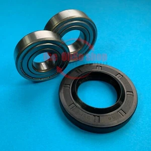 Logik L612WM16 Washing Machine SKF Drum Bearings & 37x66x10/12 Oil Tank Seal Kit - Picture 1 of 4