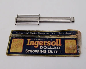 Antigua hoja de afeitar vintage Ingersoll Stropper   - Imagen 1 de 5
