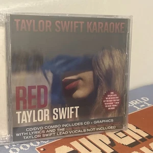 Taylor Swift Karaoke Red CD/DVD Combo 2012 Big Machine Records - Imagen 1 de 3