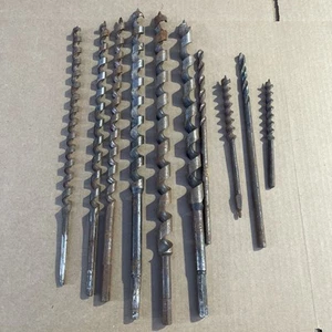 Vintage Auger Bit Set 18.5” Bundle Lot - Picture 1 of 8
