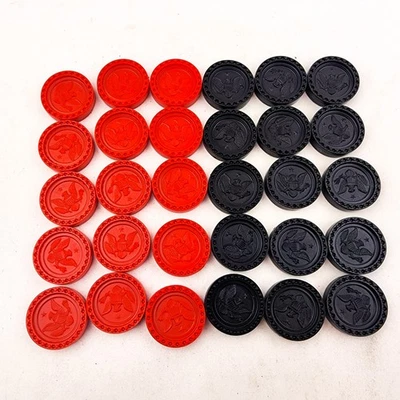 Vintage 1973 Backgammon and Acey-Deucy Board Game Checkers Red & Black - Image 1 of 4