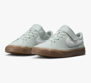 Nike Unisex-Kind Court Legacy Light Silver/White Sneaker Gr. 3Y Neu mit Karton - Bild 1 von 9