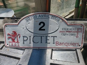 Car Rally Plate 2009 Pictet - Picture 1 of 4