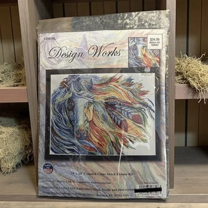 DesignWorks War Horse Counted Cross Stitch Kit Made in USA NIP-2015 Horse Lovers - Bild 1 von 4