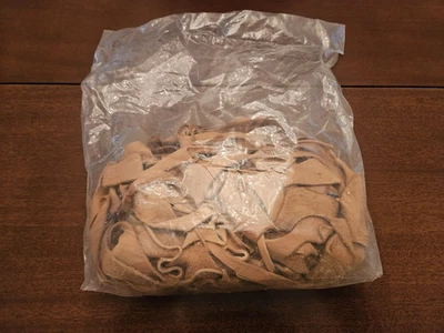 Suede Leather Tan Honey Colored  2lb Pieces Unused Scraps - Image 1 of 4