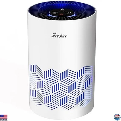 Purificador de aire HEPA para hogar y dormitorio, cubre 1086 pies cuadrados, luces RGB, elimina el polvo Foto 1 de 4