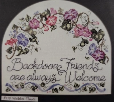 Back Door Friends Ursula Michael Cross Stitch Pattern Convolvulus Sampler - Image 1 of 3