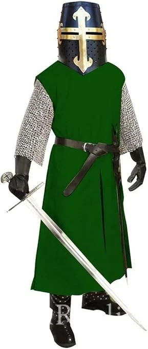 Caballero medieval túnica vikinga cosplay disfraz de Halloween camisas disfraces para hombre Foto 1 de 1