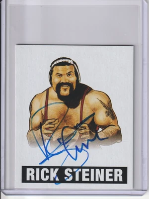 2012 Leaf Originals 摔跤 Rick Steiner 卡签名 #RS1 WCW WWE — 第 1/2 张图片