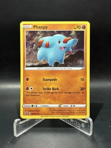 Pokemon TCG Sword & Shield Promo Phanpy Galaxy Holo #SWSH117 - Picture 1 of 2