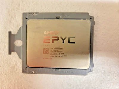 AMD EPYC 7B13 100-000000335 Milan 64-core SP3 CPU 240w UNLOCKED, used READ DESC - Image 1 of 4