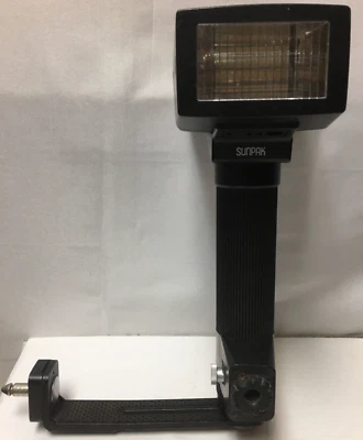 Sunpak  Auto 611 Thyristor Handle Mount Camera Flash   Untested! As is! - Image 1 of 4