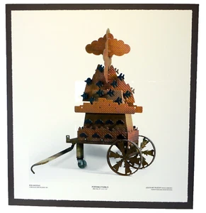 Bob HAOZOUS Art JOSYLYN Gallery MUSEUM POSTER Print Native American SCULPTURE - Picture 1 of 12