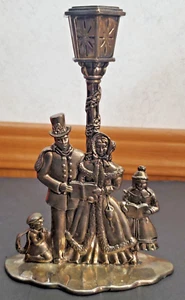 "Portacandele Silverplate Asciugamano Candela con cane e regali 7"" x 5" - Foto 1 di 13