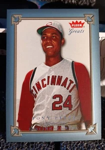 2004 Fleer Greats of the Game #40 Tony Perez  #d/500 Blue Cincy Reds Baseball  - Picture 1 of 3