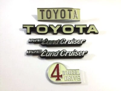 Fits Toyota Land cruiser fj 40 1979-1984 Rear and front Emblems Badge Emblemas  - Image 1 of 4