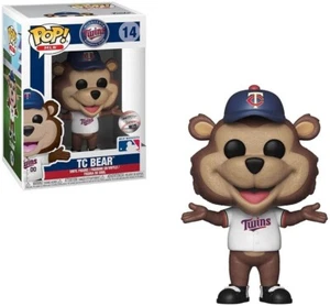 FIGURA DE VINILO ABOVEDADA FUNKO POP MLB MINNESOTA TWINS #14 TC BEAR 🌵💦 - Imagen 1 de 17