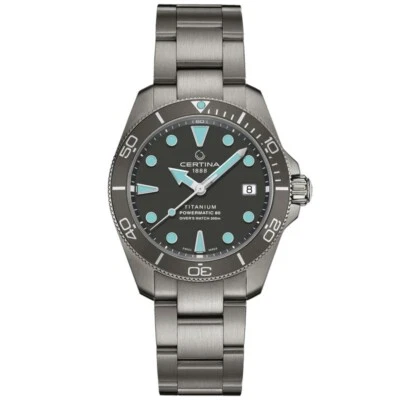 New Certina DS Action Diver 38mm Titanium Men's Watch C0328074408100 - Image 1 of 4