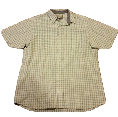 NUEVA Camisa Bob Timberlake Para Hombre Manga Corta Cuadros con Botones Talla Grande Foto 1 de 2