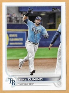 MIKE ZUNINO TAMPA BAY RAYS #324 - TOPPS CASI NUEVO- COMO NUEVO 2022 - Imagen 1 de 2