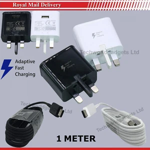 Original 15W Schnellladegerät Stecker & USB Kabel für Samsung Galaxy A20e A30 A40 A50 - Bild 1 von 14