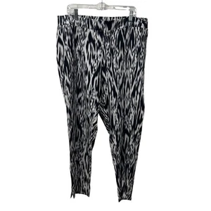 Calvin Klein Damen Hose Pull On schwarz weiß Größe XL leichter Gummizug - Bild 1 von 5