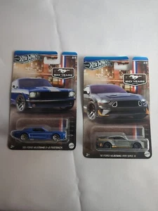 Hot Wheels Silver Series '18 Ford & 65 Fastback!  Mustang RTR Spec! Lot Of 2 - Picture 1 of 12