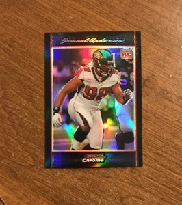 Jamaal Anderson 2007 Bowman cromo refractor novato BC5 Arkansas Falcons/500 radiocontrol - Imagen 1 de 2