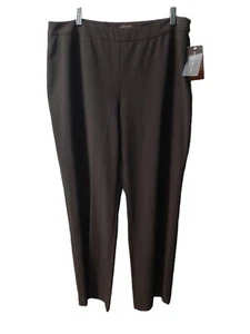 Bandolino "Bando Bas" Basic Size 16 Women's Coffee/Brown Straight Leg Pants NWT - Picture 1 of 8
