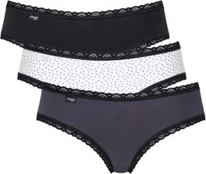 Sloggi Damen Hipster Slip (3er Pack) – Bequeme Hüftslips mit mittlerer Bundhöhe - Bild 1 von 4