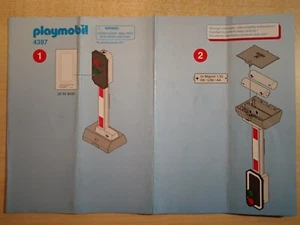 Playmobil Bauanleitung 4397 Eisenbahn Signalanlage , A5 , 4 Seiten - Bild 1 von 1