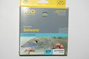 rio mainstream series avid saltwater fly line sandy blue wf9f 90' flyfishing - Picture 1 of 4