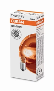 OSRAM T4W 12V 3893 4W ba9s BOMBILLA LUZ DE PIE LÁMPARA ORIGINAL BOMBILLA 10x PIEZAS - Imagen 1 de 1