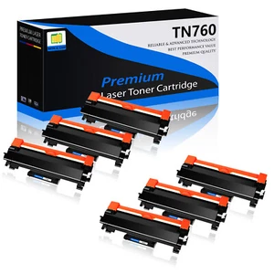 High Yield TN760 TN730 Toner Cartridge For Brother MFC-L2710DW HL-L2395DW Toner - Picture 1 of 24