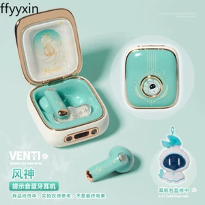Presale Genshin Impact Venti Anime Wireless Bluetooth Headset Earphones Gift - Imagen 1 de 8
