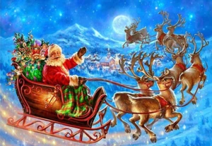 SANTA 2 Photo Magnet @ 3"x5" - Picture 1 of 3