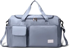 Sports Gym Bag with Wet Pocket & Shoe Compartment Waterproof Weekend Travel Bag - Picture 1 of 6